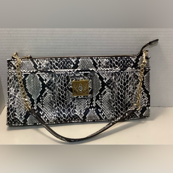 Kate Landry Snake Skin Look Purse shoulder bag - Picture 1 of 6